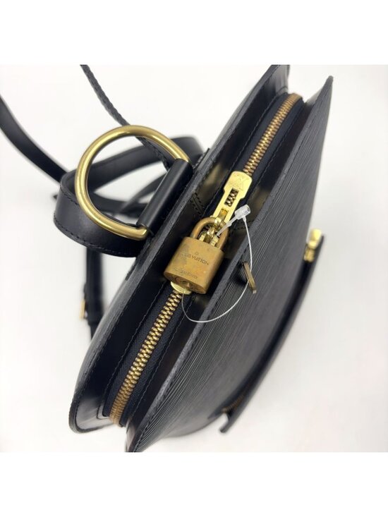 Louis Vuitton Gobelins Epi Noir Leather Black Backpack Gold main image 8